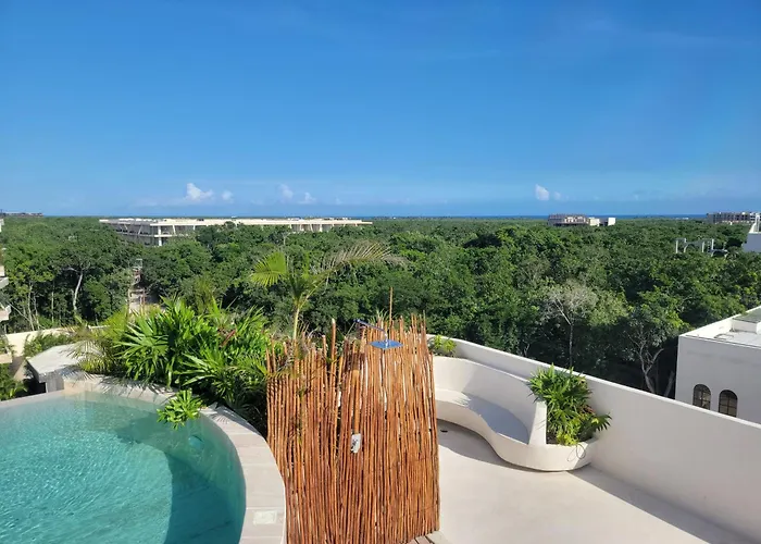 Estudio Nuevo En 5 Minutos De La Playa Con Alberca Y Gym Apartment Tulum