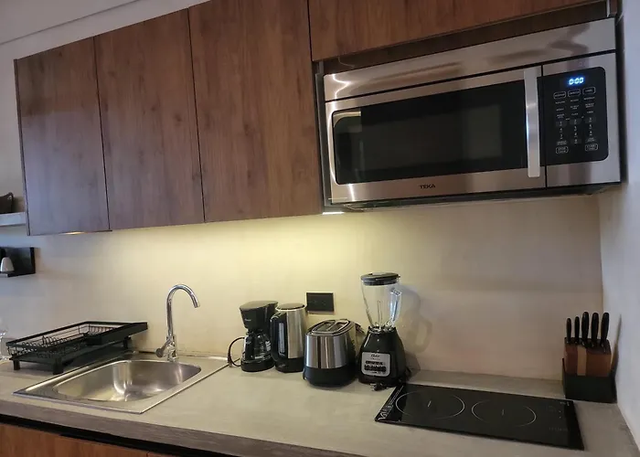 Estudio Nuevo En 5 Minutos De La Playa Con Alberca Y Gym Apartment